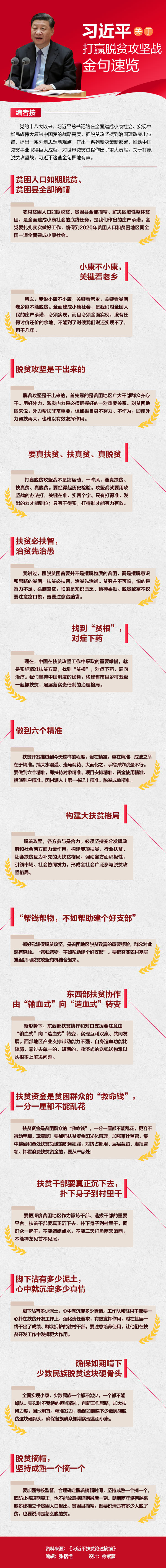 2019年浙江公務員考試時政：習近平關于打贏脫貧攻堅戰金句速覽